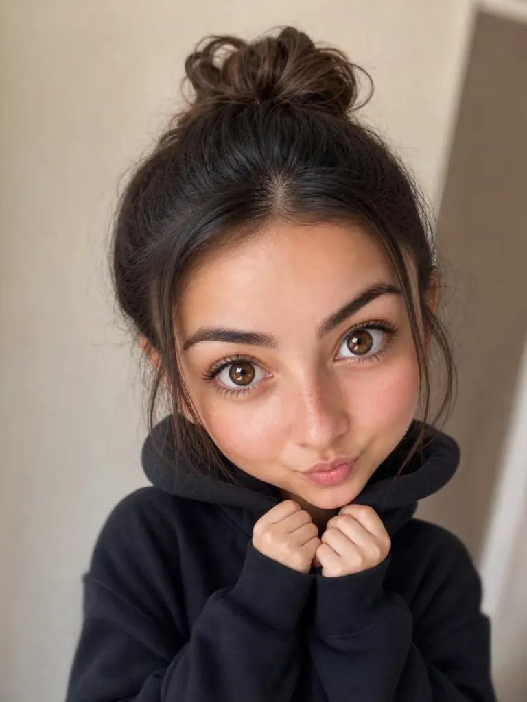 Face Swap - Cute Big Head Selfie - AI result