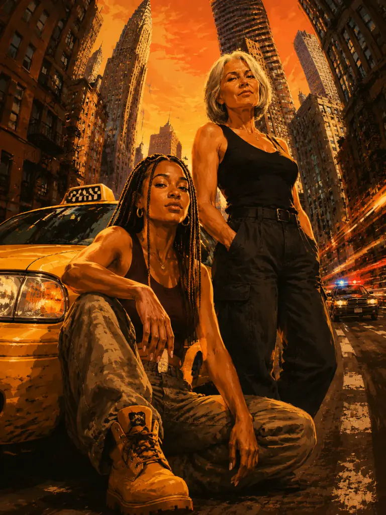 Face Swap - Skyline Getaway Poster - AI result